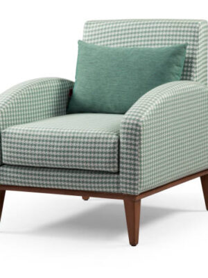 Armchair isolated on white background .