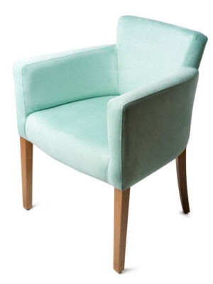 Modern classic arm chair isolated on white background